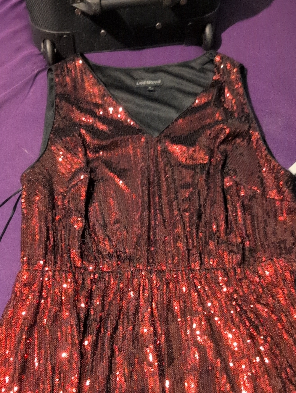 Lane Bryant Red Sequin Girls' Party Dress